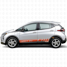 Autocollant en vinyle latéral à bandes accentuées de marque pour Chevrolet Bolt EUV_4