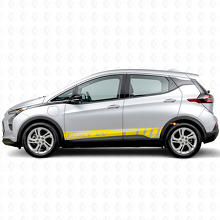 Autocollant en vinyle latéral à bandes accentuées de marque pour Chevrolet Bolt EUV_5