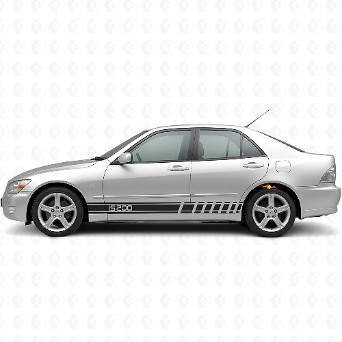Kit de bandes latérales autocollantes Accent pour Lexus IS200