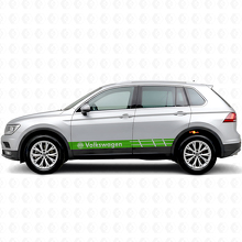 Autocollant vinyle bandes logo VW latéral pour Volkswagen Tiguan_3