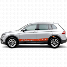 Autocollant vinyle bandes logo VW latéral pour Volkswagen Tiguan_4