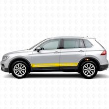 Autocollant vinyle bandes logo VW latéral pour Volkswagen Tiguan_5
