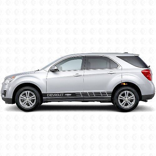 Autocollant Vinyle Bandes Logo Chevy Latérales pour Chevrolet Equinox_1