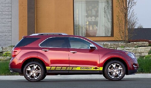 Autocollant de décalcomanie de course de voiture graphique Trax / Equinox / Traverse de plusieurs couleurs