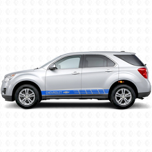 Autocollant Vinyle Bandes Logo Chevy Latérales pour Chevrolet Equinox_2