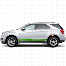 Autocollant Vinyle Bandes Logo Chevy Latérales pour Chevrolet Equinox_3