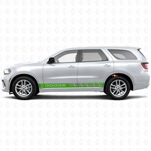 Autocollant vinyle latéral à bandes de marque pour Dodge Durango_3