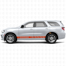 Autocollant vinyle latéral à bandes de marque pour Dodge Durango_4