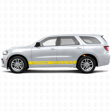 Autocollant vinyle latéral à bandes de marque pour Dodge Durango_5