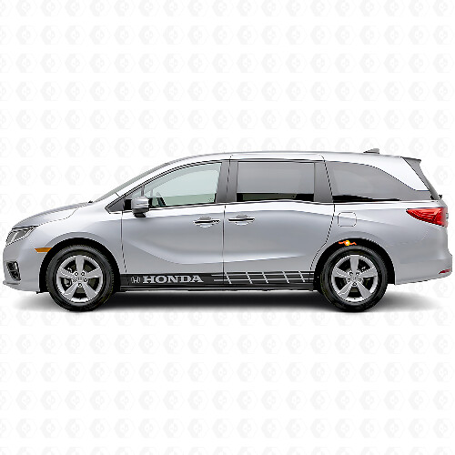 Autocollant en vinyle bande d’accent pour bas de caisse Honda Odyssey_1