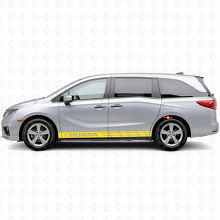 Autocollant en vinyle bande d’accent pour bas de caisse Honda Odyssey_5