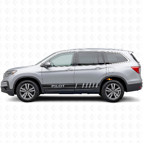 Autocollant vinyle latéral à bandes d'accent de marque pour Honda Pilot