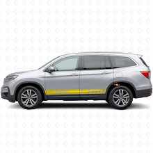 Autocollant vinyle latéral à bandes d'accent de marque pour Honda Pilot_5