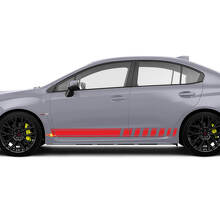 2X plusieurs couleurs graphiques BRZ WRX IMPREZA voiture course vinyle autocollant autocollant 3