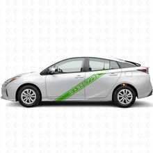 Autocollant vinyle latéral à rayures style japonais pour Toyota Prius_3