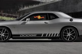 Paire de Stripe Graphic Dodge Charger Viper Journey Durango Car Racing Decal Sticker