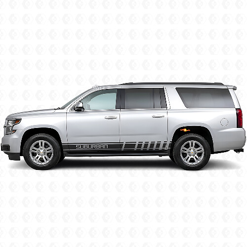 Autocollant Vinyle Bandes Latérales Accent pour Chevrolet Suburban