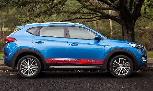 Autocollant de décalcomanie de course de voiture graphique Tucson/Equus/Veloster de couleur multiple