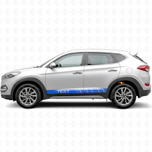 Autocollant Déco Bande Latérale Style Course pour Hyundai Tucson_2
