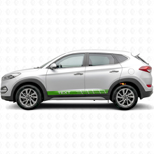 Autocollant Déco Bande Latérale Style Course pour Hyundai Tucson_3