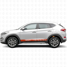 Autocollant Déco Bande Latérale Style Course pour Hyundai Tucson_4