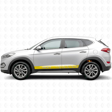 Autocollant Déco Bande Latérale Style Course pour Hyundai Tucson_5