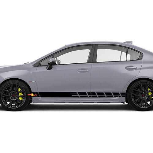 Kit de décalcomanies latérales en vinyle à bandes accent pour Suba BRZ WRX Outback