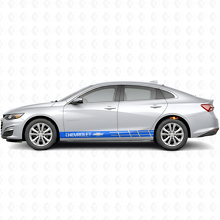 Autocollant Vinyle Latéral à Rayures de Marque pour Chevrolet Malibu_2
