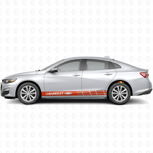 Autocollant Vinyle Latéral à Rayures de Marque pour Chevrolet Malibu_4