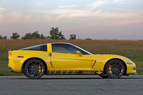 Autocollant graphique multicolore Corvette / Camaro ZL1 Car Racing Art Decal
