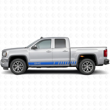 Autocollant vinyle latéral à bandes avec logo GMC pour GMC Sierra_2