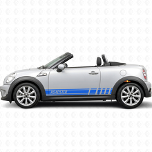 Autocollant Vinyle Latéral à Rayures Style Course pour MINI Roadster_2