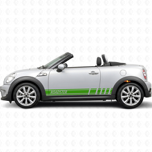 Autocollant Vinyle Latéral à Rayures Style Course pour MINI Roadster_3