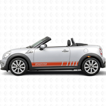 Autocollant Vinyle Latéral à Rayures Style Course pour MINI Roadster_4