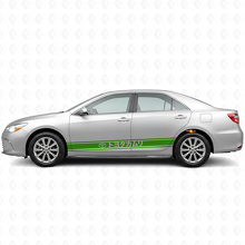 Autocollant vinyle à rayures style japonais pour porte latérale Toyota Camry_3
