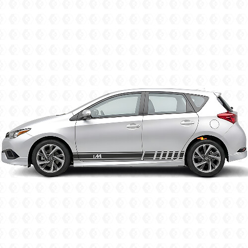 Kit de décalcomanies latérales en vinyle bandes iM Symbol pour voitures Toyota Scion