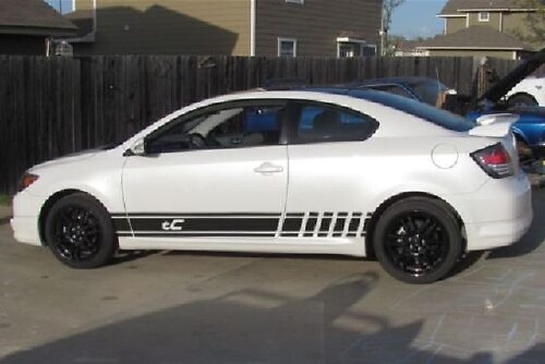 2X plusieurs couleurs graphiques tC symbole voiture course vinyle autocollant autocollant