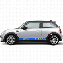 Déco Autocollante Vinyle Bandes Lettrage Cooper Latérales pour MINI Cooper_2