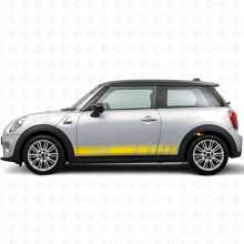 Déco Autocollante Vinyle Bandes Lettrage Cooper Latérales pour MINI Cooper_5