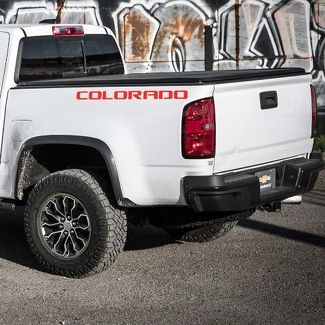 2X plusieurs couleurs graphiques Chevrolet Colorado symbole camion vinyle autocollant autocollant