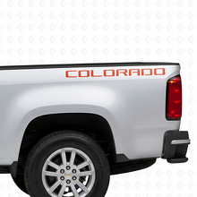 Autocollant en vinyle lettrage Colorado pour paroi de benne Chevrolet Colorado_4