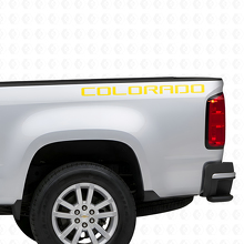 Autocollant en vinyle lettrage Colorado pour paroi de benne Chevrolet Colorado_5