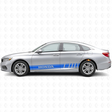 Autocollant vinyle latéral à bandes de course de marque pour Honda Accord_2