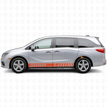 Autocollant Vinyle Latéral Rayures Style Course pour Honda Odyssey 2018-2020_4