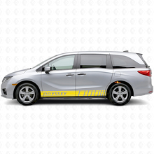 Autocollant Vinyle Latéral Rayures Style Course pour Honda Odyssey 2018-2020_5