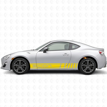 Kit de décalcomanies latérales en vinyle à rayures style course de marque pour Scion FR-S_5