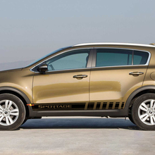 Autocollant en vinyle à rayures latérales de course adapté à Kia Sportage
 3