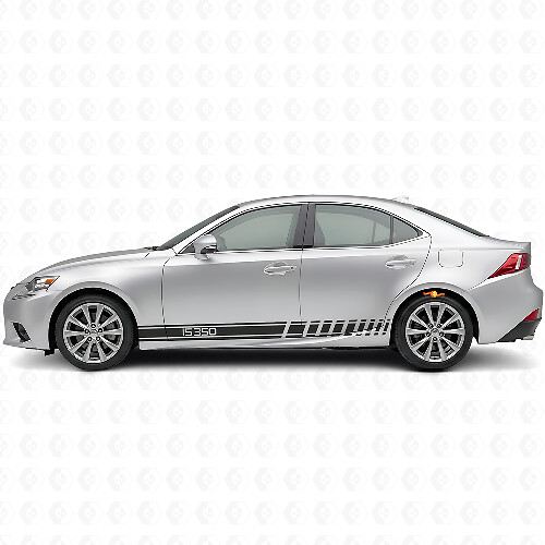 Autocollant en vinyle bandes de course logo IS350 pour Lexus IS 2014-2020