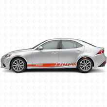 Autocollant en vinyle bandes de course logo IS350 pour Lexus IS 2014-2020_4