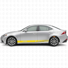 Autocollant en vinyle bandes de course logo IS350 pour Lexus IS 2014-2020_5